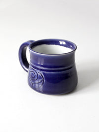 vintage handmade studio pottery mug