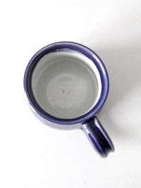 vintage handmade studio pottery mug