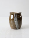 vintage studio pottery vase