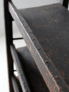 antique industrial wood factory rack