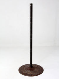 antique industrial rotating hardware bin
