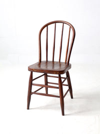 antique bow back Windsor chair