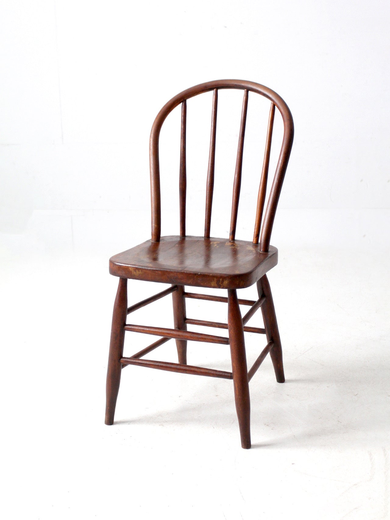 antique bow back Windsor chair