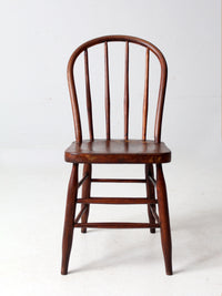 antique bow back Windsor chair