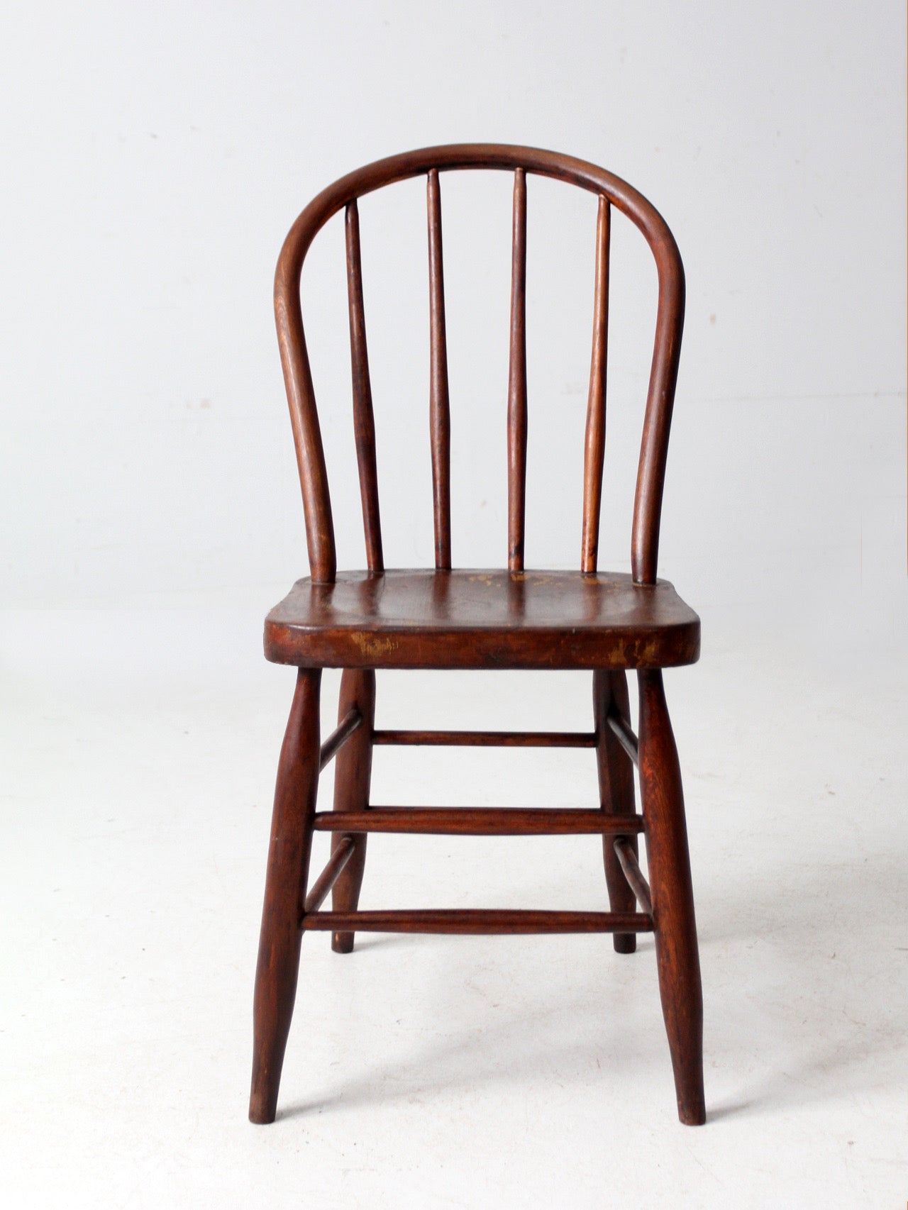 antique bow back Windsor chair