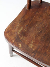 antique bow back Windsor chair