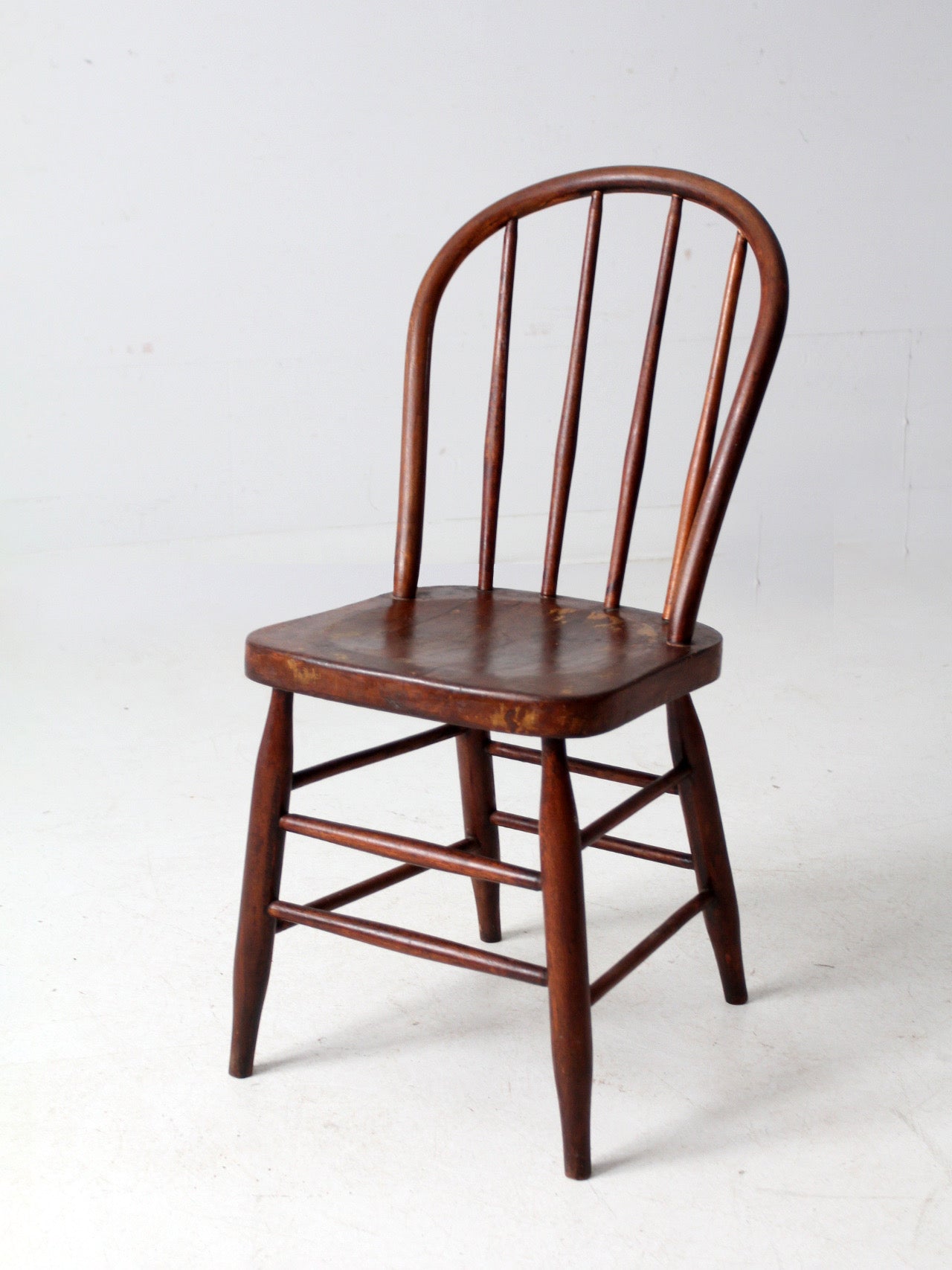 antique bow back Windsor chair
