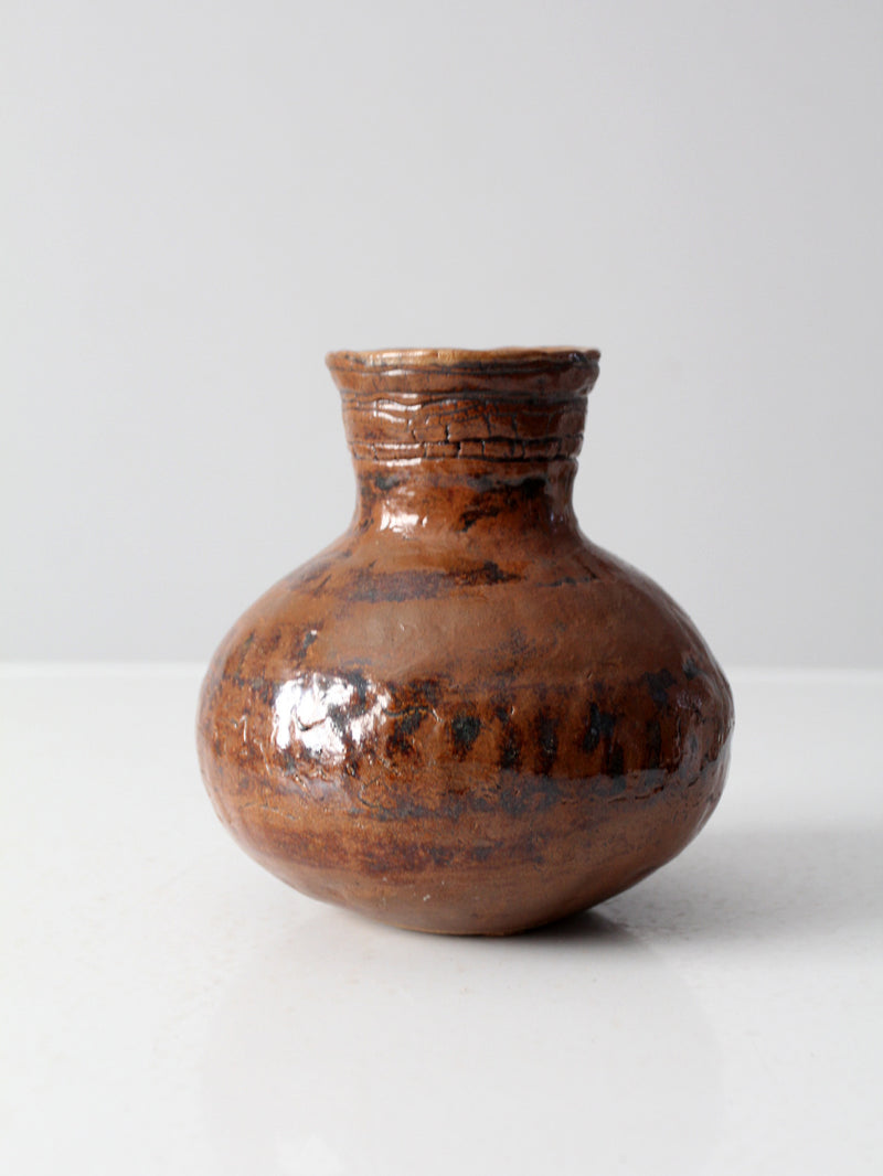 vintage studio pottery vase