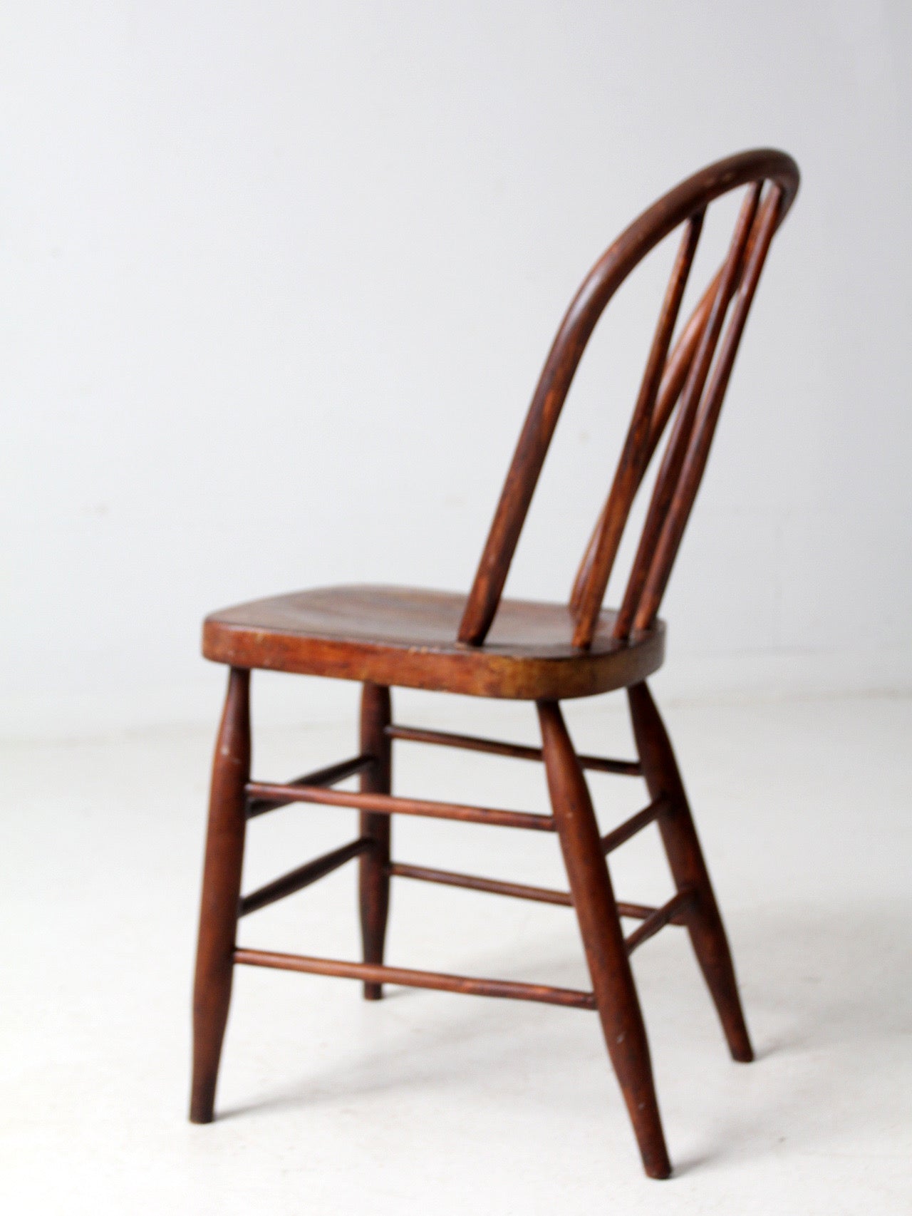 antique bow back Windsor chair