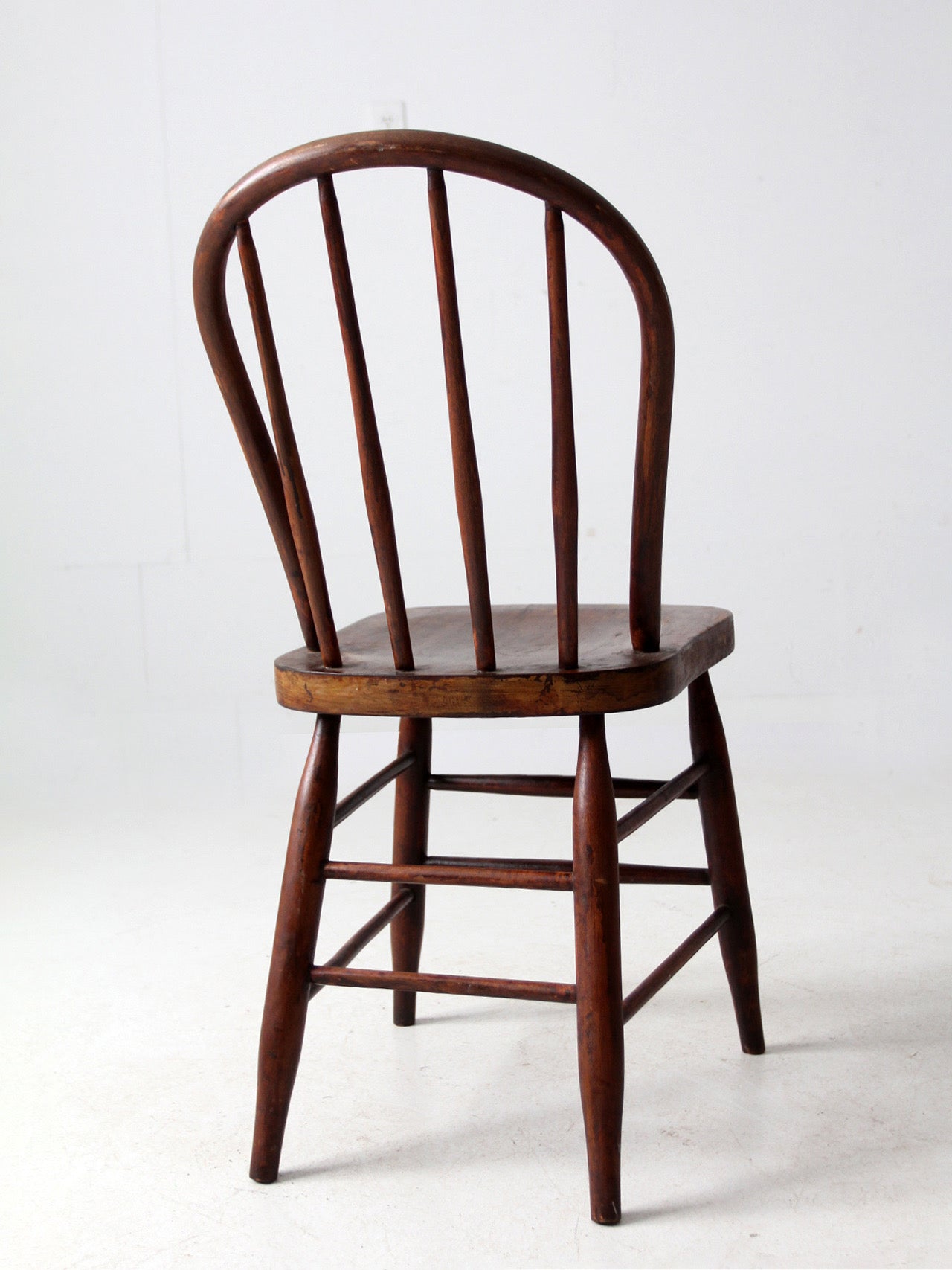 antique bow back Windsor chair