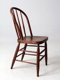 antique bow back Windsor chair