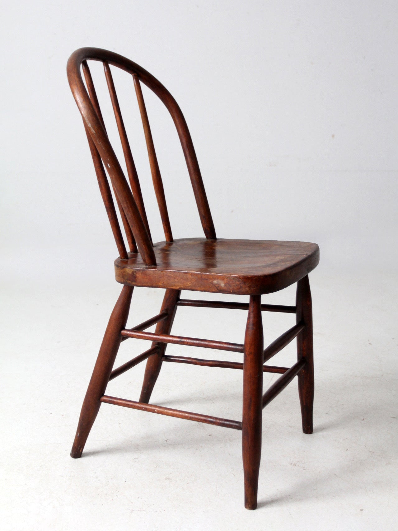 antique bow back Windsor chair