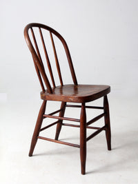 antique bow back Windsor chair