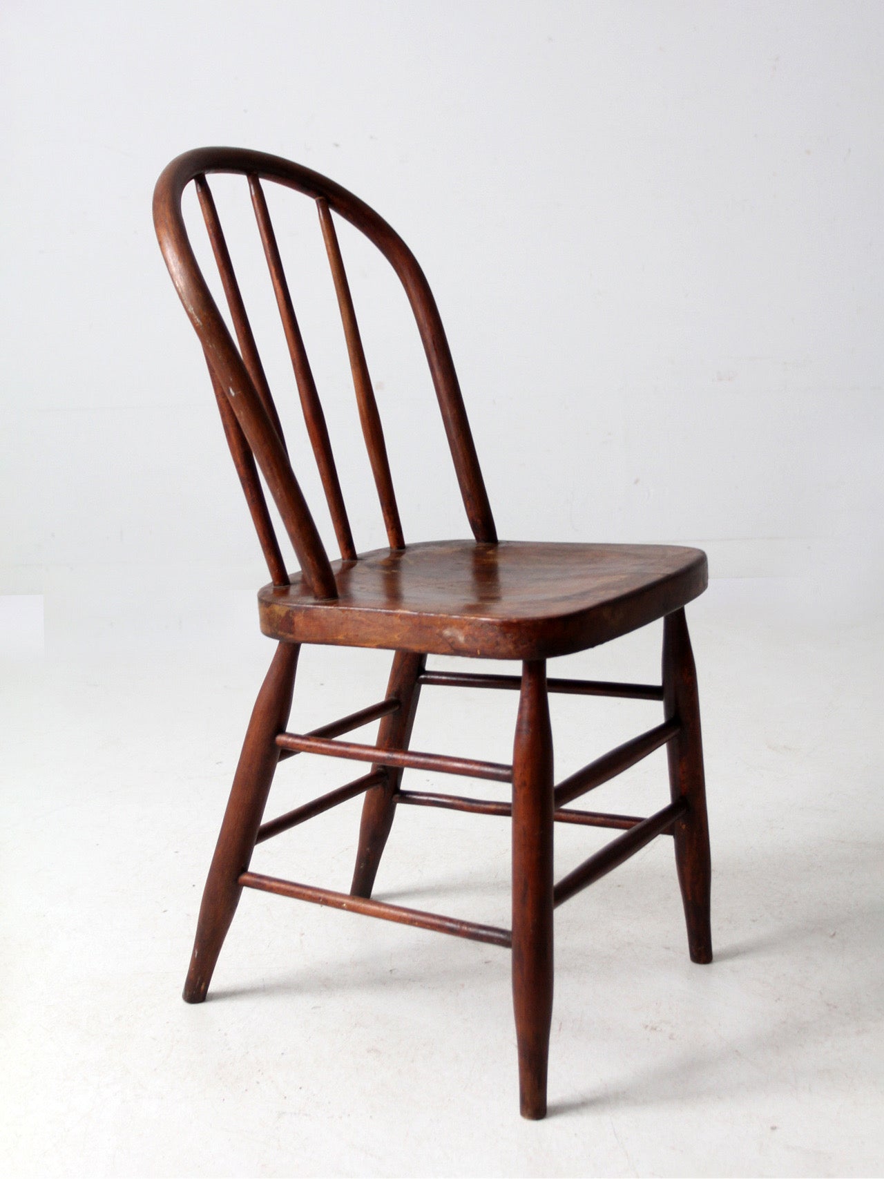 antique bow back Windsor chair