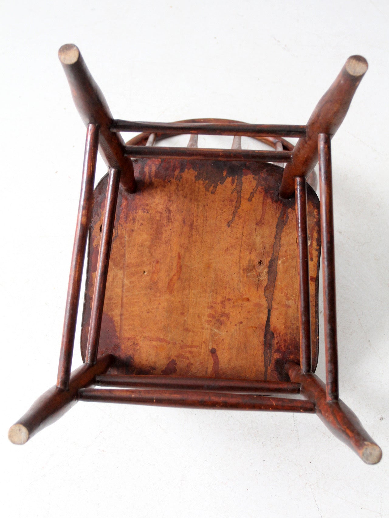 antique bow back Windsor chair