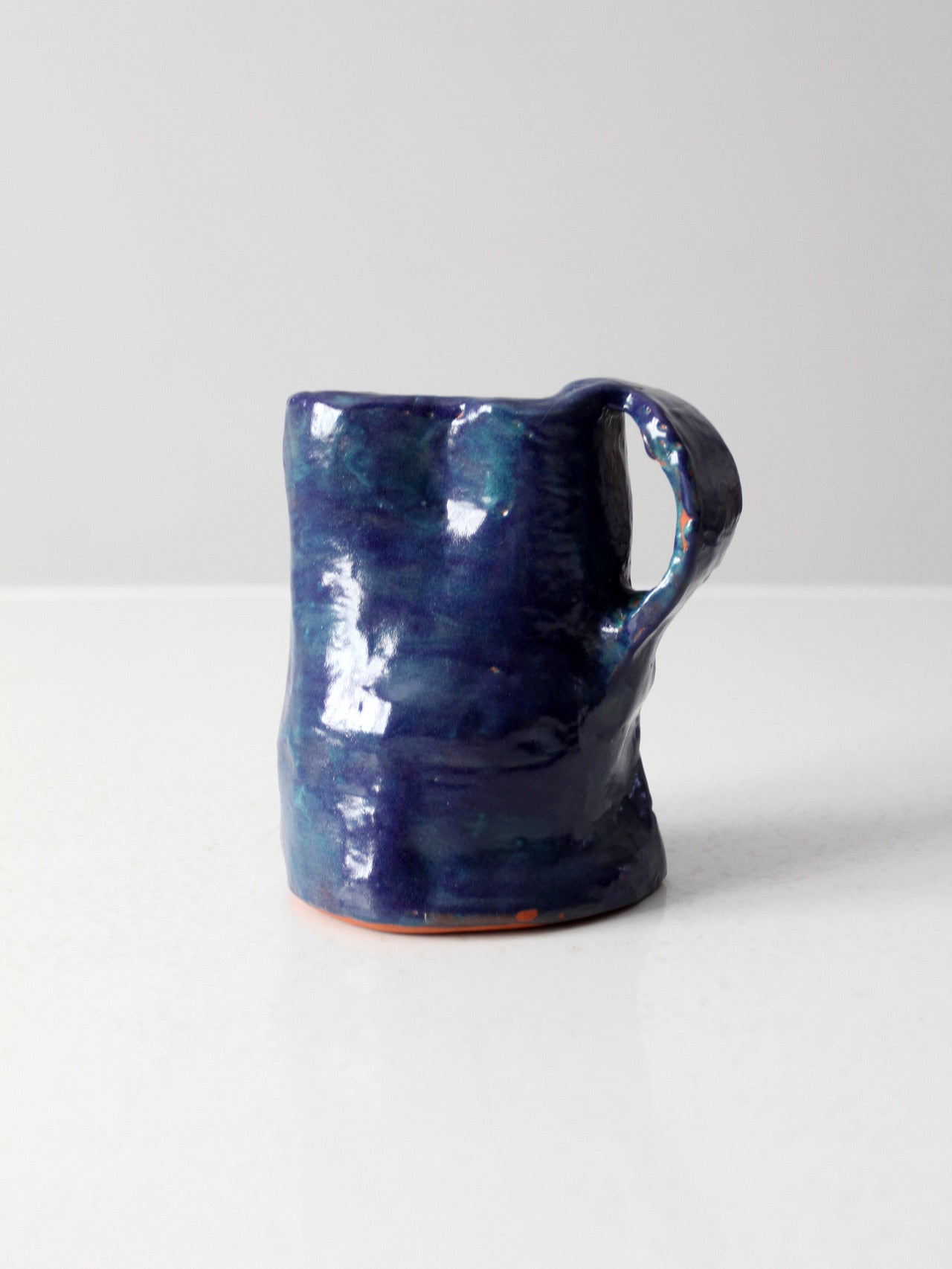 vintage abstract studio pottery mug