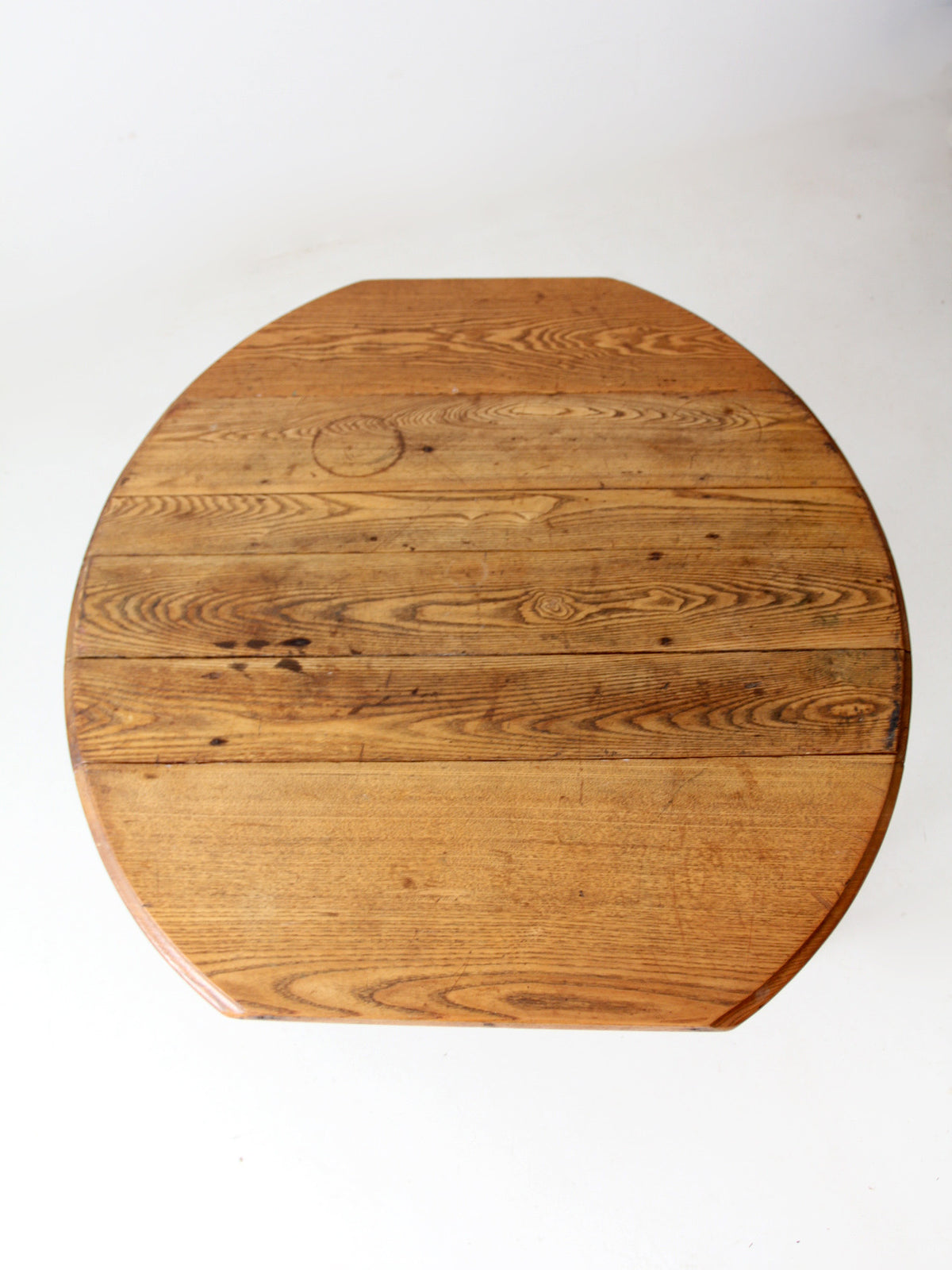 antique oak drop leaf dining table