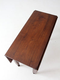 antique drop leaf table