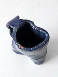 vintage abstract studio pottery mug
