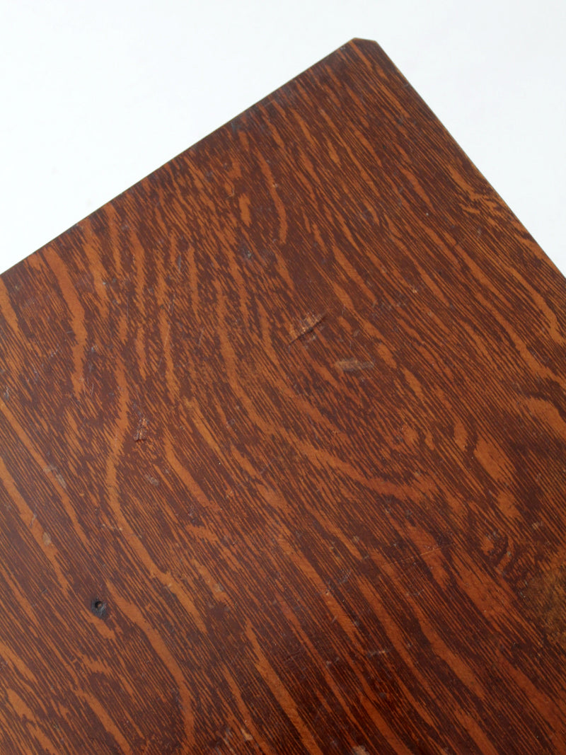 antique wooden "clipper" folding table