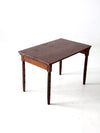 antique wooden "clipper" folding table