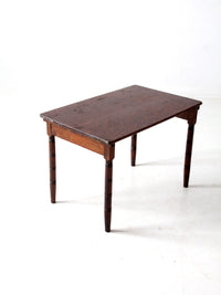 antique wooden "clipper" folding table