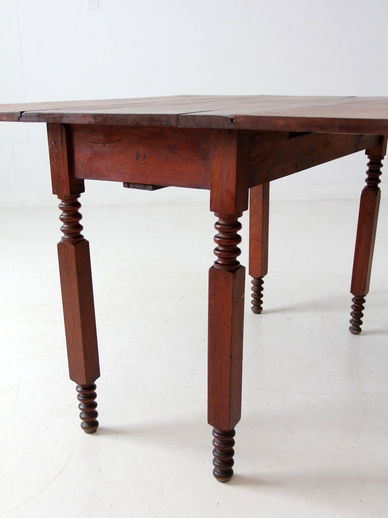 antique drop leaf table