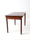 antique wooden "clipper" folding table