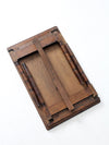 antique wooden "clipper" folding table
