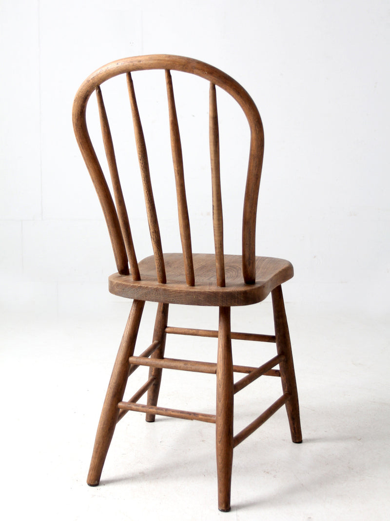 antique farmhouse spindle back Windsor chair