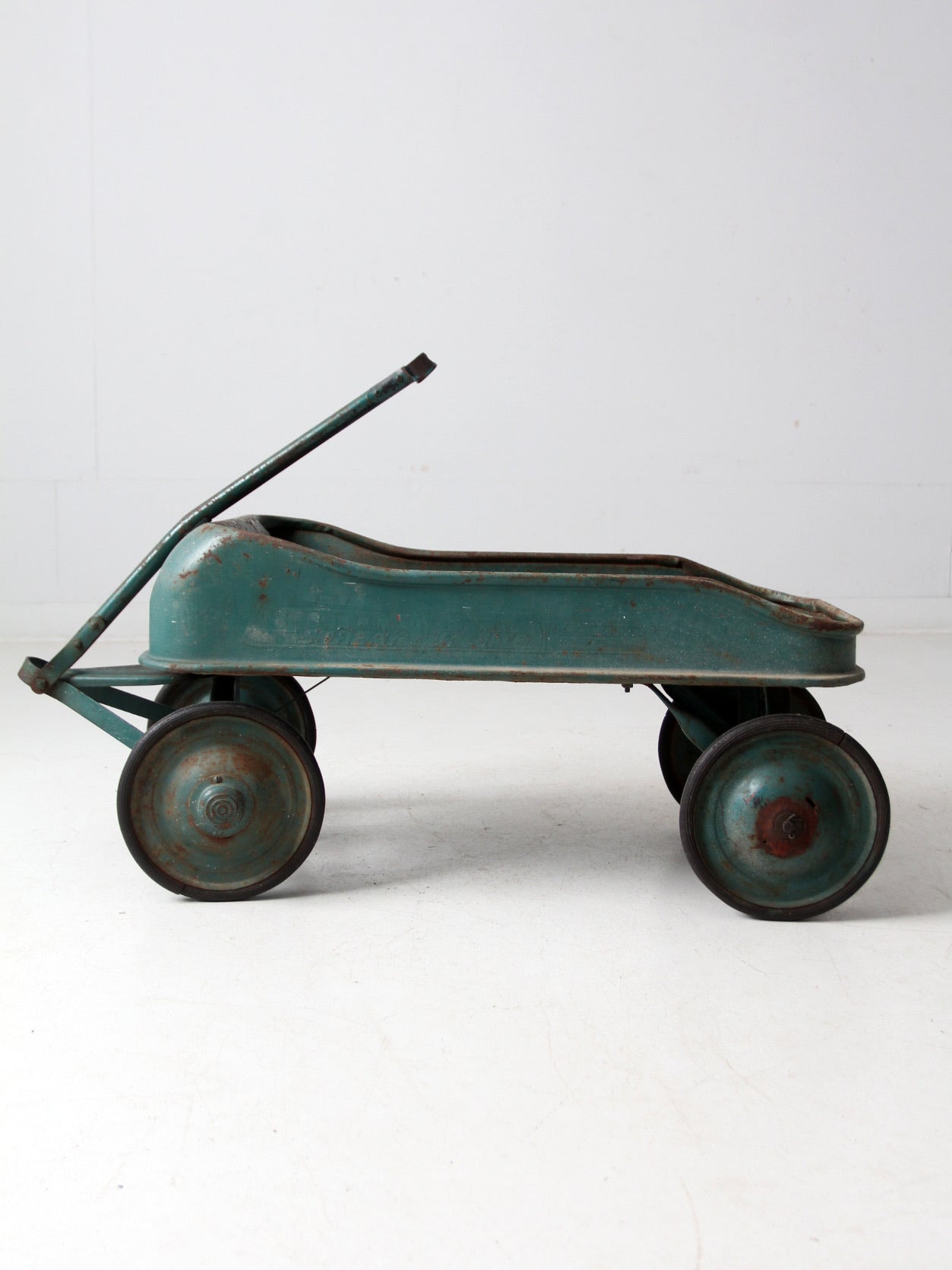 antique Garton Streak O Lite metal toy wagon