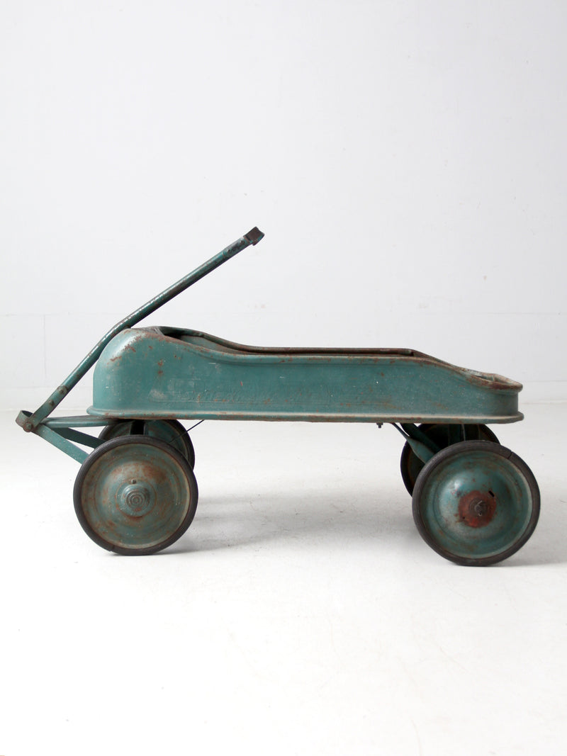 antique Garton Streak O Lite metal toy wagon