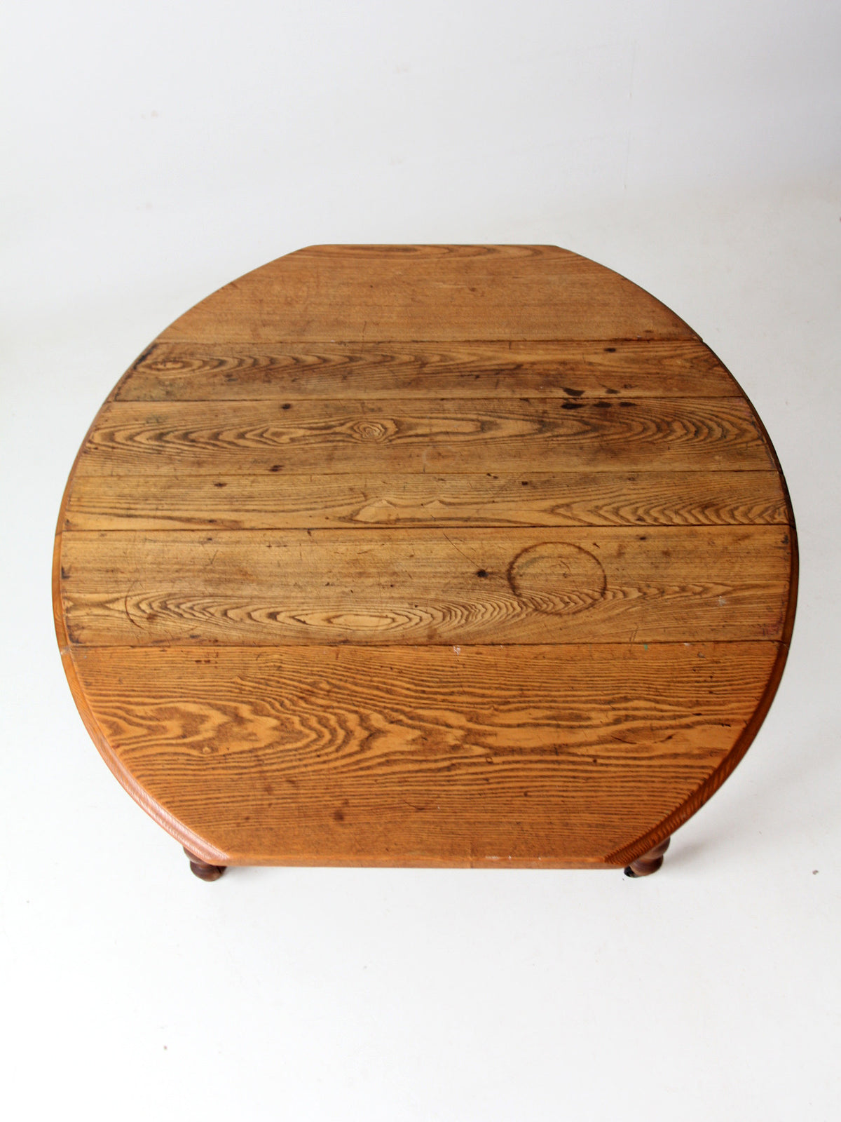 antique oak drop leaf dining table