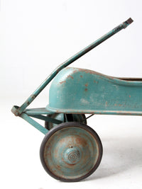 antique Garton Streak O Lite metal toy wagon