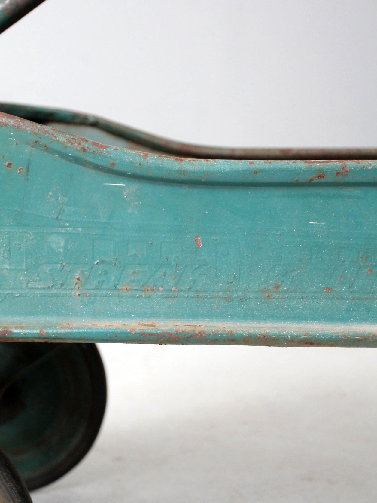 antique Garton Streak O Lite metal toy wagon