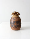 vintage decorative studio pottery vase