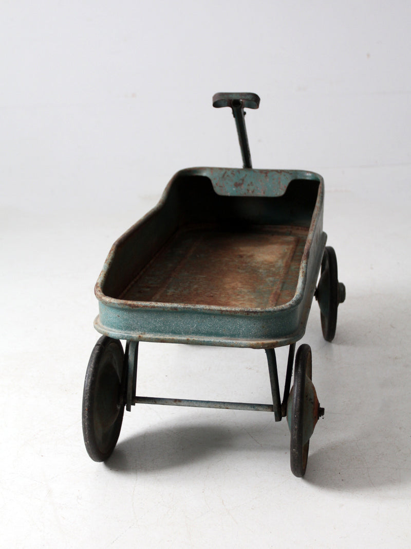 antique Garton Streak O Lite metal toy wagon