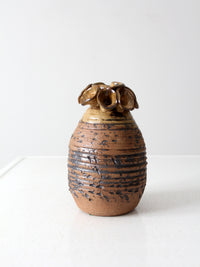 vintage decorative studio pottery vase