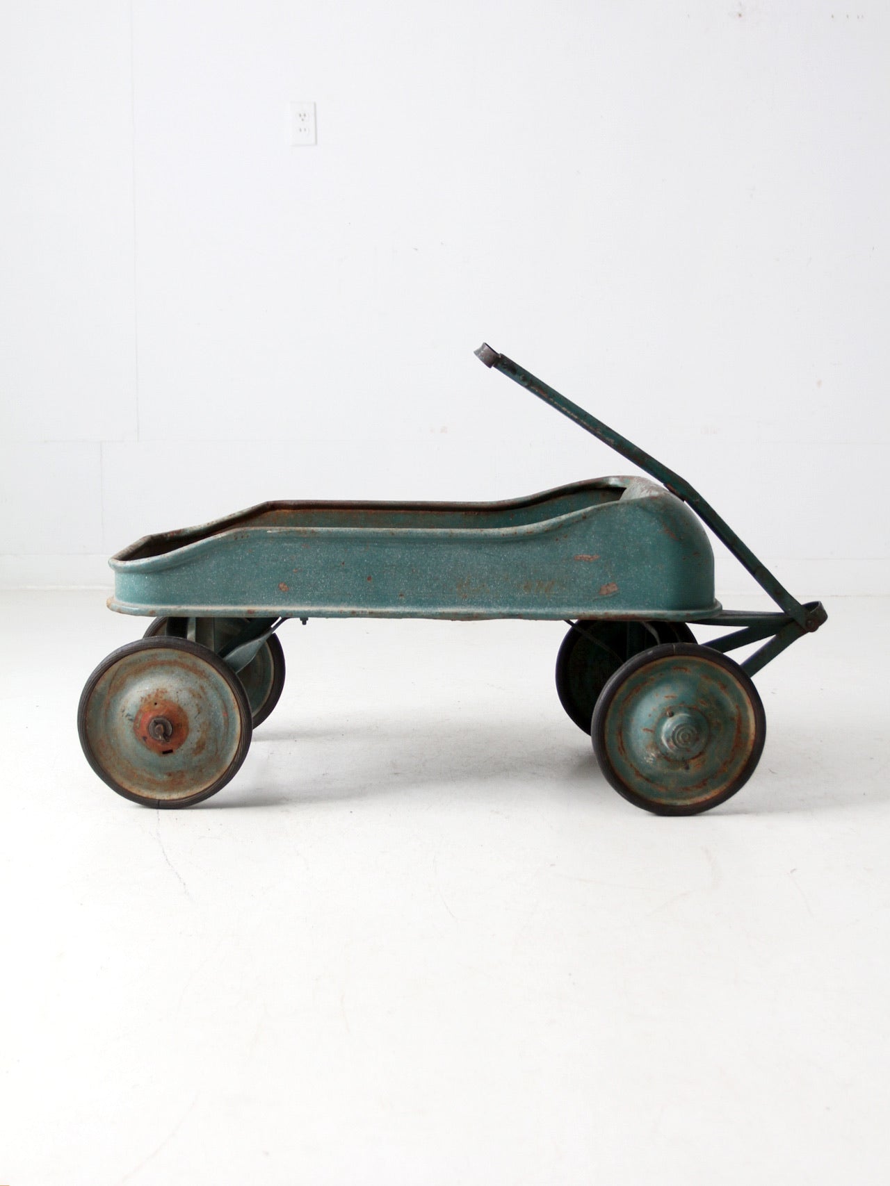 antique Garton Streak O Lite metal toy wagon