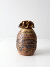 vintage decorative studio pottery vase