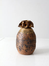 vintage decorative studio pottery vase