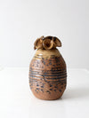 vintage decorative studio pottery vase