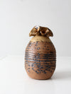 vintage decorative studio pottery vase