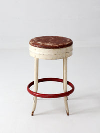 mid-century industrial diner stool