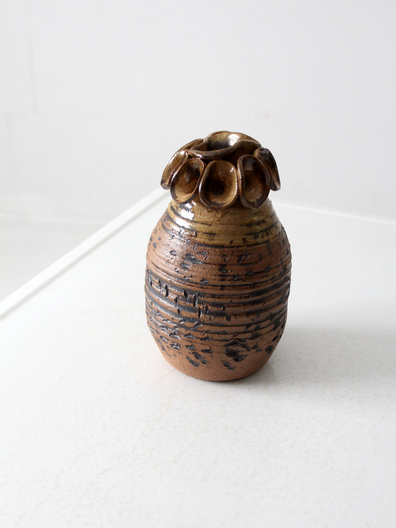 vintage decorative studio pottery vase