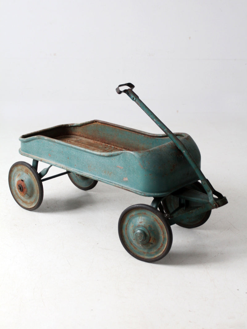 antique Garton Streak O Lite metal toy wagon
