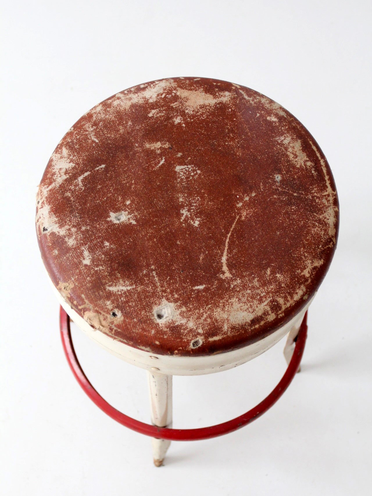 mid-century industrial diner stool