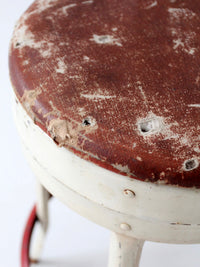 mid-century industrial diner stool