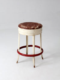 mid-century industrial diner stool