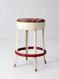 mid-century industrial diner stool